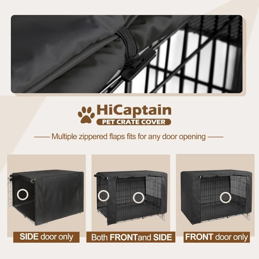 Folding Metal Dog Crate Cover